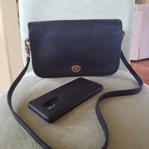 Coach Dark Navy Blue Leather Classic City Bag